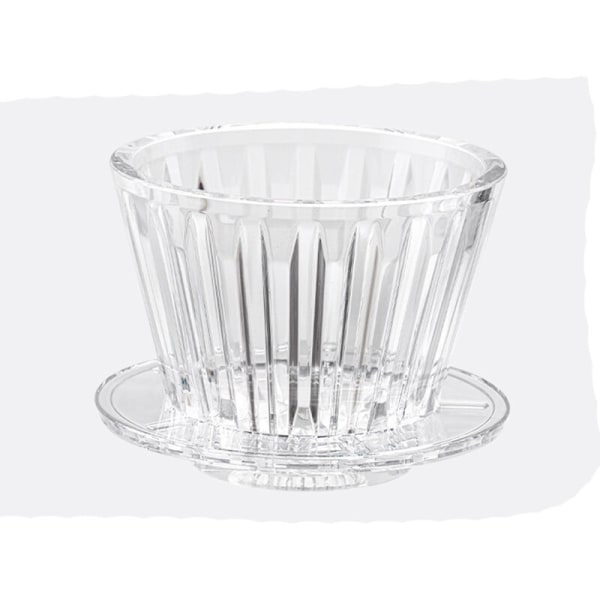 B75 Wave Kahvi Dripper Crystal Eye Pour Over PCTG Kahvisuodatin 1-2 Kupin Kahvinkeitin Lisää Yhtenäisyyttä Läpinäkyvä