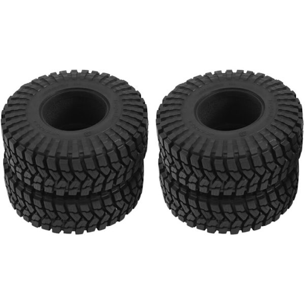 4 stk. 110x39MM 1.9 Gummidæk Dæk til 1/10 RC Crawler Bil Axial SCX10 90046 SCX10 III AXI03007 TRX4 D90
