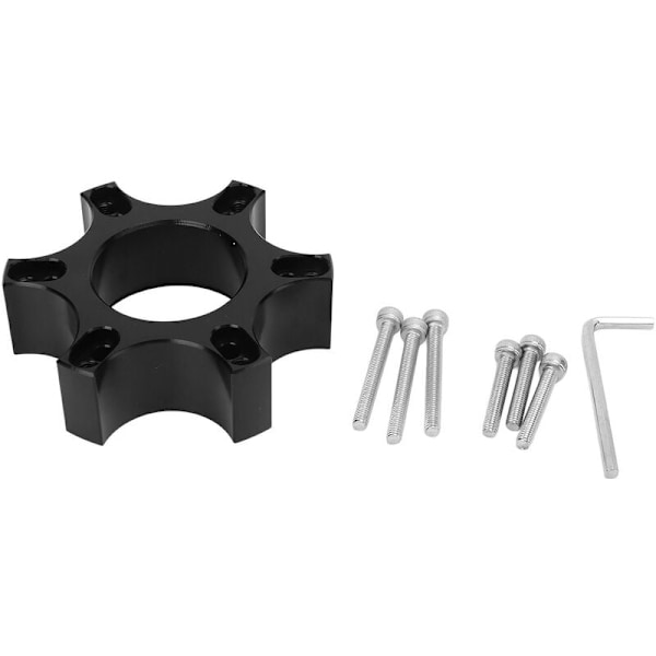 Styrhuvudadapterplatta i aluminiumlegering 70 mm distans för Thrustmaster T300RS med 13-14 tum styrhuvud