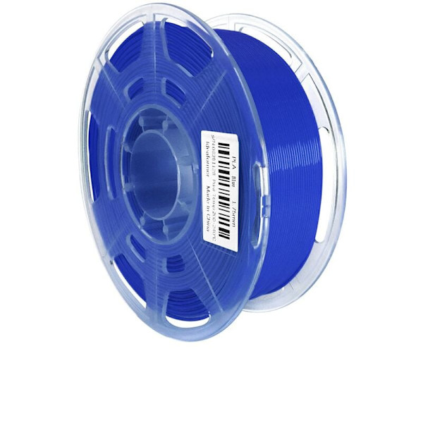 3D-printerforbrugsstoffer, 1 kg FDM-filament med høj renhed, 1,75 mm, gennemsigtigt filament, blåt