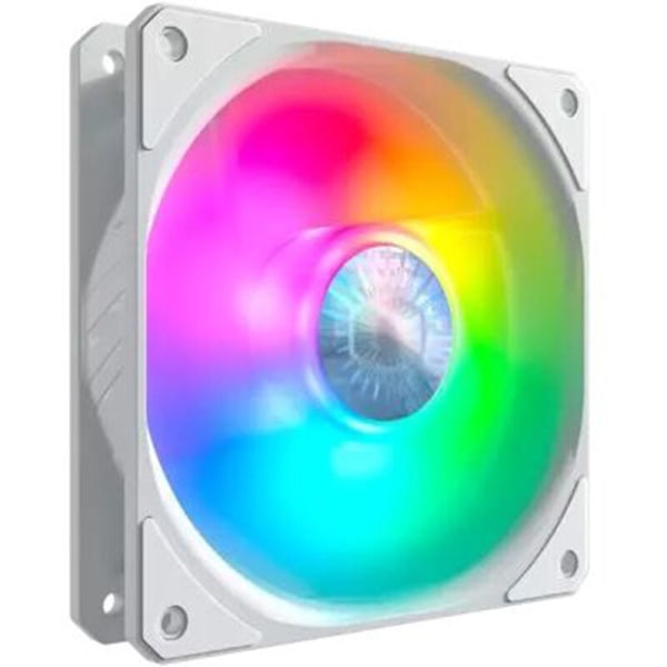 CPU-kylfläkt för ARGB- case 120 mm RGB White Edition 5V adresserbara PWM-tysta fläktar