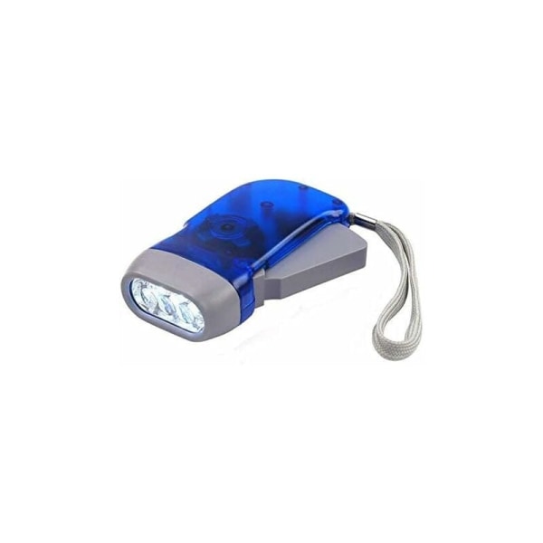 3 LED Dynamoficka Lampa Handvev Camping Bärbar Resa Vandring Ljus Hållbar Och Användbar-Fei Yu