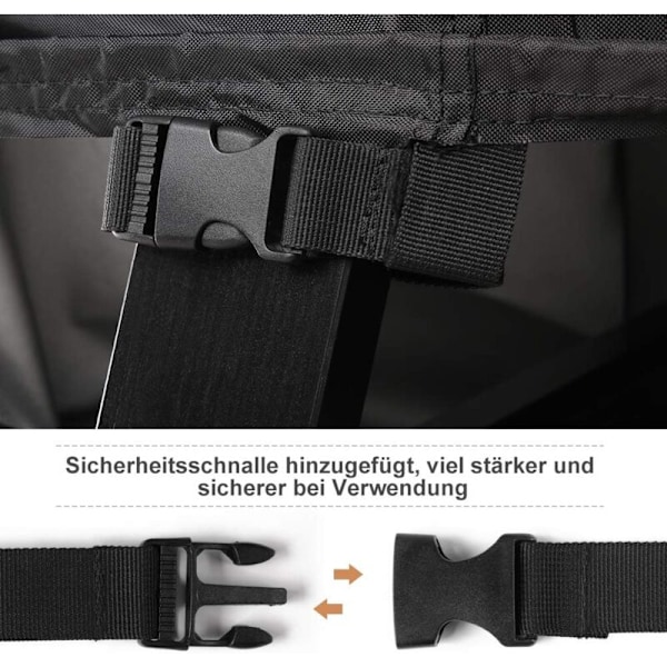 Havemøbelovertræk 213 x 131 x 74cm 210D Oxford Beskyttelsesovertræk Bordovertræk Vandafvisende Vindbestandig Regn UV Tåre