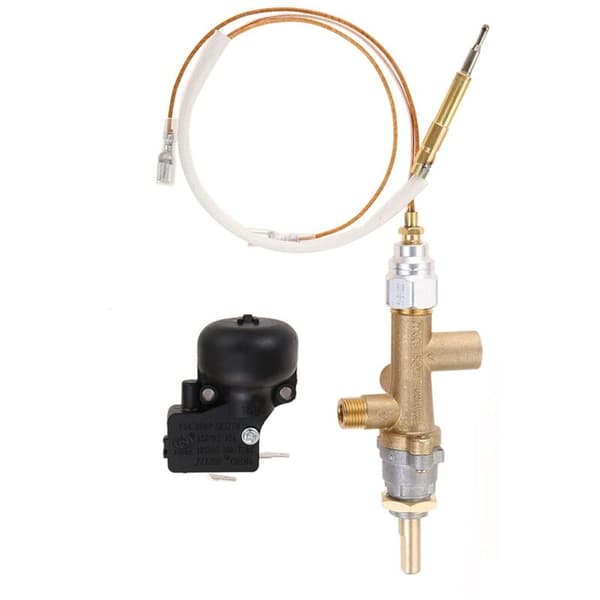 Gasol Patio Värmare Kontrollventil Termoelement Sensor Switch Knob Propangas LPG Utblåsning Eldstad Kontroll Säkerhet Pilot Port Montering