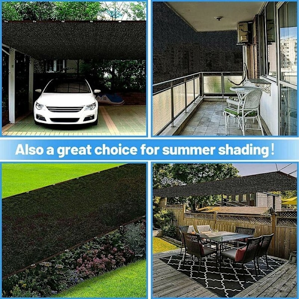 Bladnät Skydd för Rektangulär Pool, Överjordisk Poolskydd, Utomhus Blockerar Döda Löv och Skräp 2×3m(6.5x10ft)