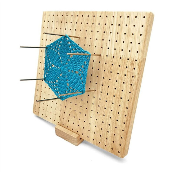 Håndlavet Hæklet Strikkebræt, Granny Squares, Blokering, Strikkeværktøj, Gaveidéer