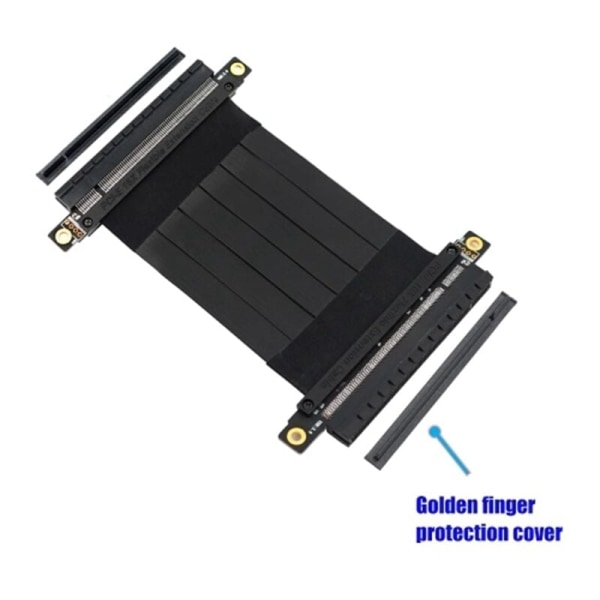 Joustava PCI-E 16X -jatkokaapeli, uros-uros, 20 cm