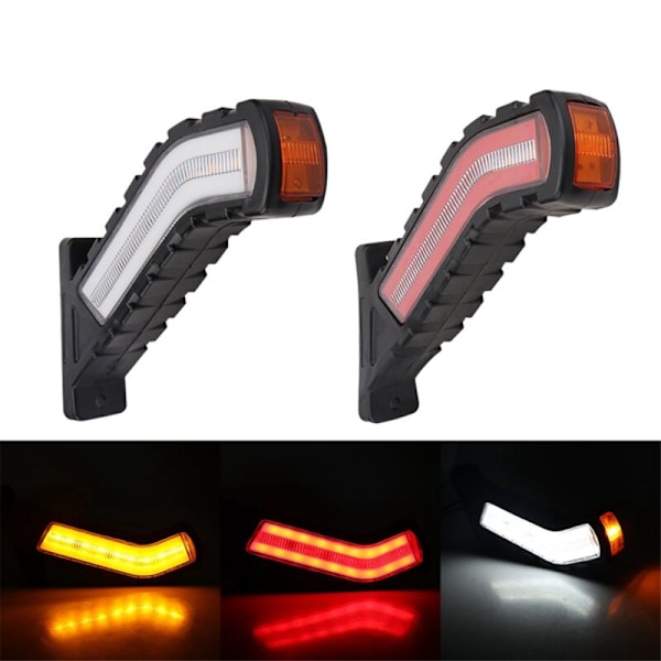 12-24V Side Marker Lights Trailer Turn Signal Lamp Flowing External Universal Car Van Pickup Truck