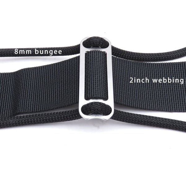 Scuba Diving Sidemount Tri-Glide Belt BCD Attachment Buckle Rope Retainer Attachment Buckle