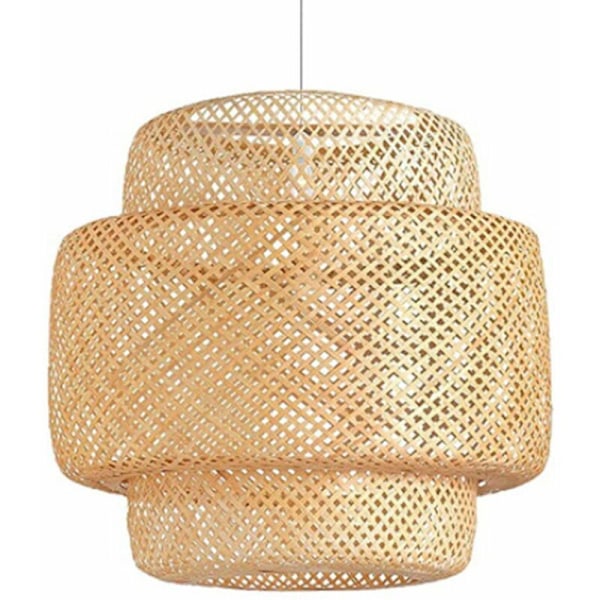 Moderne Pendellampe i Rattan Vikker Loftlampe