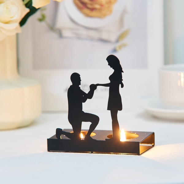 Dekorative telys-lysestaker for bryllup, bordsmykker, stuedekorasjoner, salongborddekorasjoner