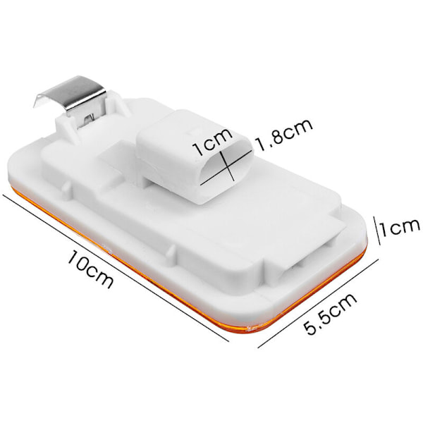 2 stk. Serie 24V Bil Lastbil Led Side Markørlys 4Leds Indikator Advarselslamper til Lastbiler Fm /