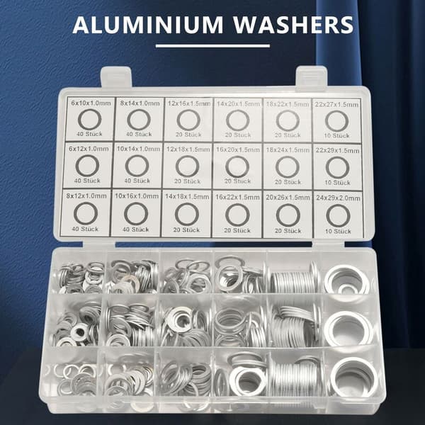 450 stk skiver av aluminium