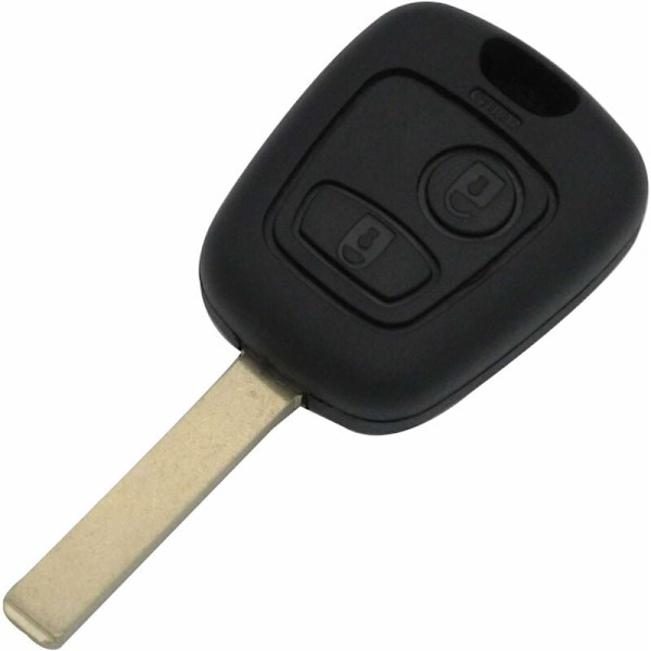 Komplett nyckel med elektronik att programmera PLIP Peugeot 107 207 307 407 106 206 306 406 Citroen C1 C2 C3 C4 C5 C6 C8 Xsara Saxo Berlingo Fjärrkontroll