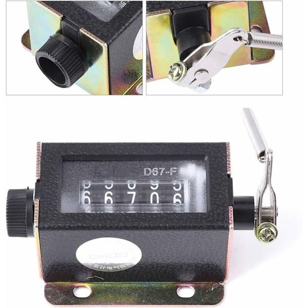 Mini mekanisk manuell teller 5-sifret teller Arithmometer