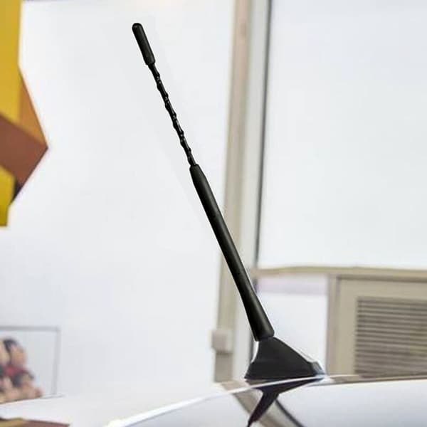 Universell flexibel brusreducerande bi-sting antenn för bilradio