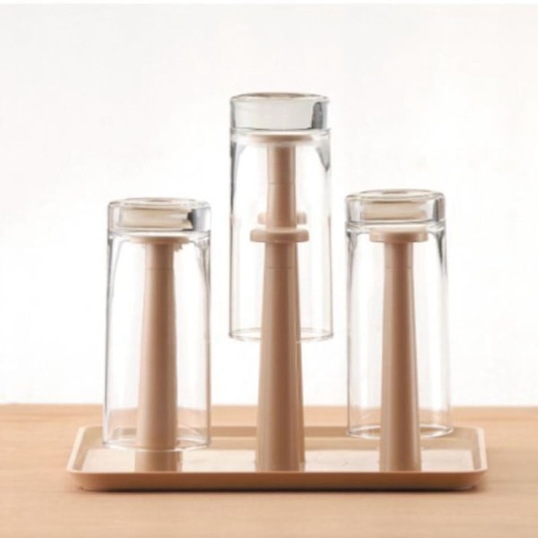 Ny Hjem Plast Glasskopp Stativ Kopp Avløp Tørking Organizer Holder Avløp Stativ 9 Kopper Kjøkkenutstyr Hot