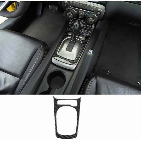 Fiber Sentral Kontroll Girskift Ramme Panel Trim Klistremerker for 2012 2013 2014 2015, A