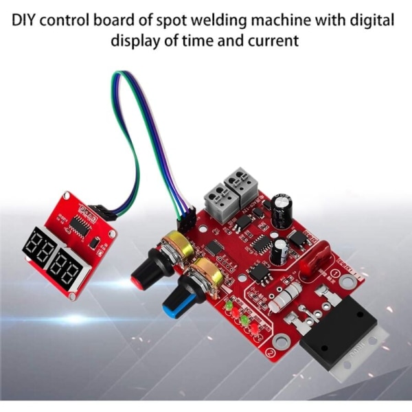 -D01 Kontrollpunkt Sveisemaskin Tid og Kontrollregulering DIY Digital Display (40A)