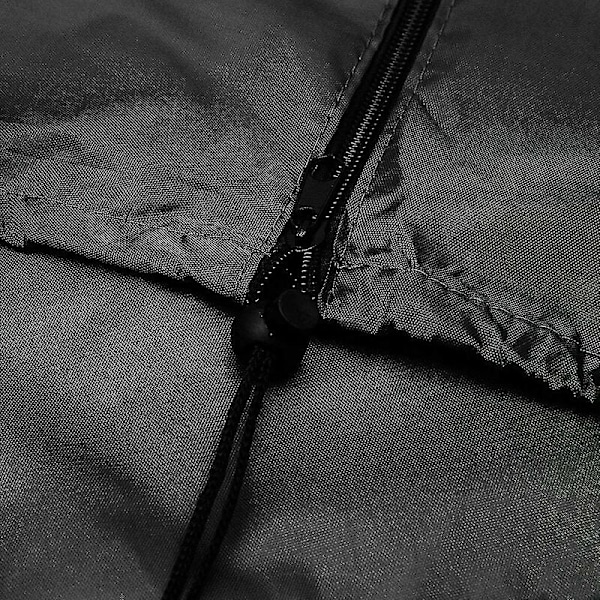 Hängande stolsöverdrag Trädgårdsmöbler Svart Vattentät 190x115cm 210d Oxfordtyg Med Dragkedjor