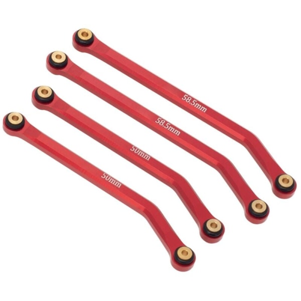 CNC Hög frigång chassi länkstänger för Axial SCX24 AXI00001 C10 AXI00002 AXI00006 1/24 RC bildelar, 1