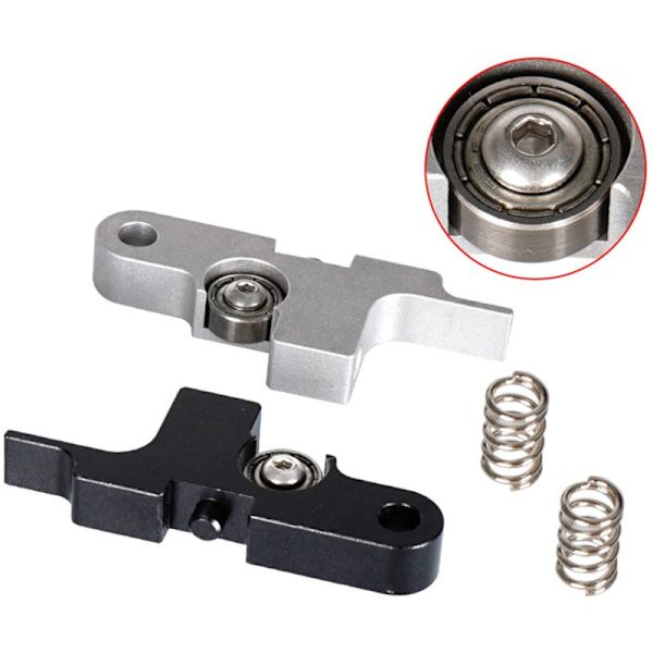 Metallisk Aerodynamisk Extruder Extrusionspressarm för Prusa I3 MK2 Ultimate X1 3D-skrivare 1.75mm Svart