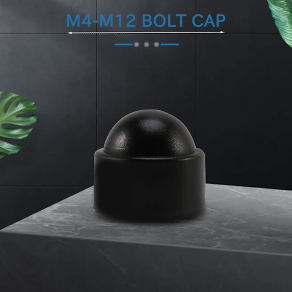 145 st Hexagon Plastskydd för Bultar -M12