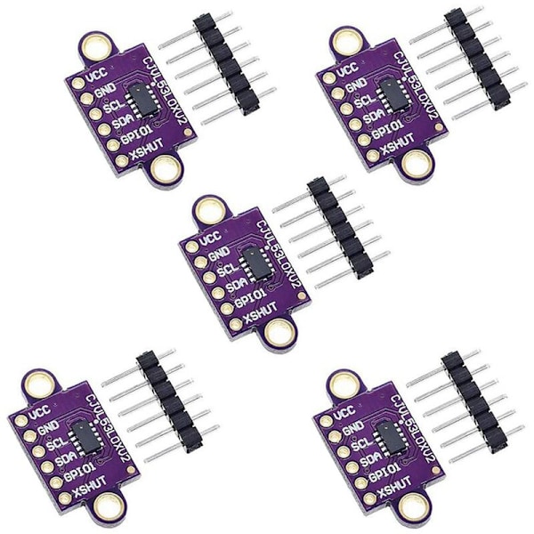 VL53L0X ToF Telemetri Sensor Tidsburst 940Nm -VL53L0XV2 Avståndsmätare Modul I2C IIC