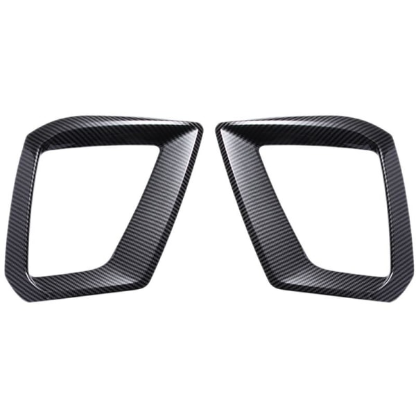 Tåkelysdeksel for bil, tåkelysdekor, sideklistremerker for Audi A4L A4 S4 2020+ karbonfiber sportsutgave