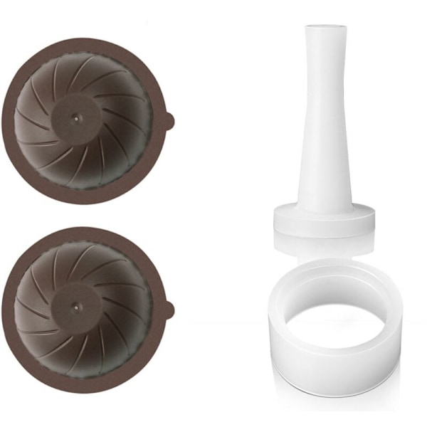 Genanvendelig Kaffe Kapsel Filter til Vertuo Genopladelig Kop Holder med Tamper Sikker Fyldningsring