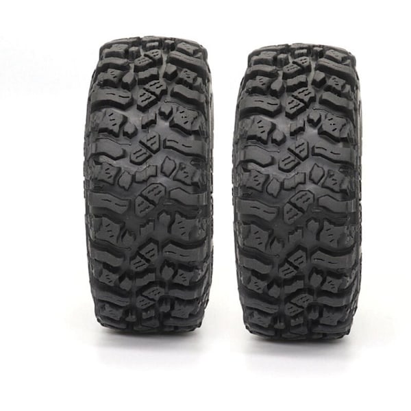 4 stk 120MM 1.9 Gummi Stein Dekk Hjul Dekk for 1/10 RC Crawler Axial SCX10 90046 AXI03007 TRX4 D90
