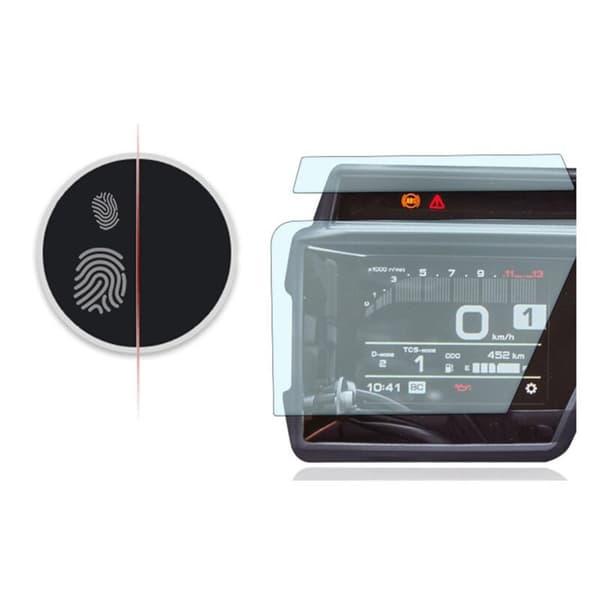 3X Motorcycle Scratch Cluster Dashboard Screen Instrument Protective Film för Tracer 9 Tracer9 Gt 2021-