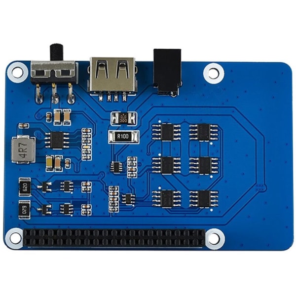 För Raspberry Pi UPS Strömkälla 5V Stabil Strömkälla Litiumbatteri Expansionskort Modul
