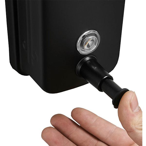 Rustfrit stål væskebeholder 800ML Enhånds væskebeholder skumdispenser flaske