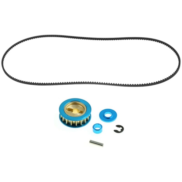 18T Metal Pulley Gear with 573Mm Drive Belt 54450 54448 for XV-01 XV01 TA06 1/10 Parts Upgrade Remote Control Car