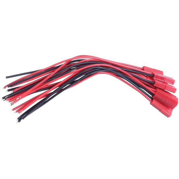 10 stk 22AWG 150mm JST Plugg RC Batterikabel