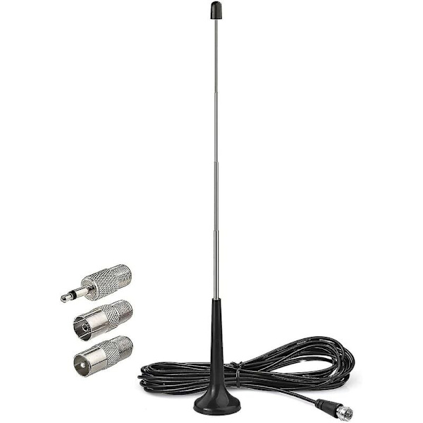 Fm Dab Radioantenne 75 Ohm F-kontakt og 3 meter forlengelseskabel