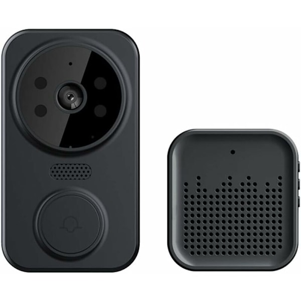 Trådlös Fjärrstyrd Videodörrklocka, Smart Hem Wifi Dörrklocka Utomhus Trådlös Dörrklocka Kamera Klocka Tvåvägs Ljud Intercom Nattseende Smart Life APP