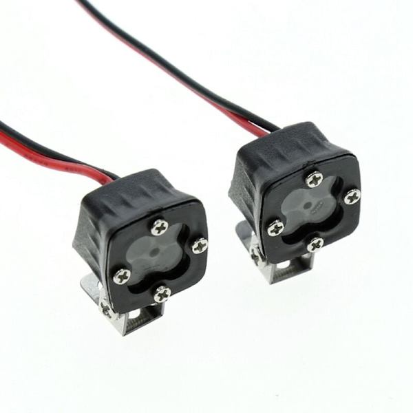 Fjernkontrollbil Hovedlys Projektor for 1/10 RC Crawler Axial TRX4 TRX6 SCX10 90046 Wraith RR10 Redcat
