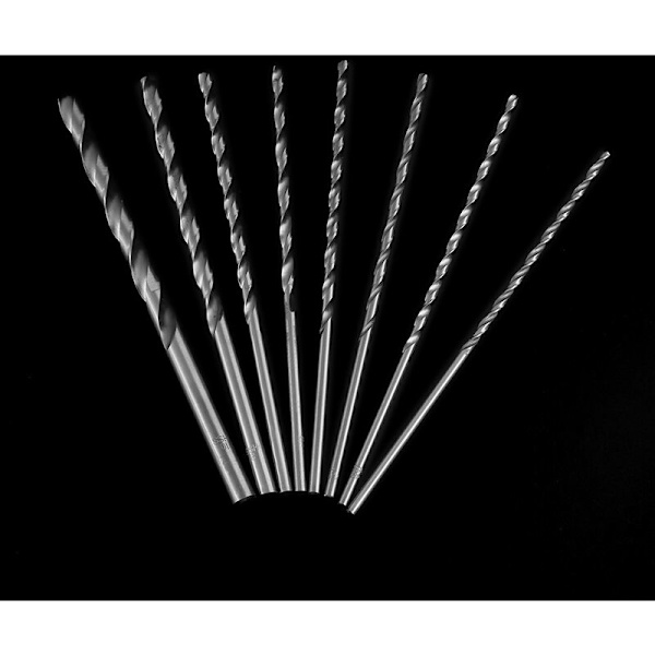 Twist Bor, 8 stk. HSS Mikro Bor, Metriske Boreværktøjer Bor 4-10mm Højhastighedsstål 4mm, 4.2mm, 4.5mm, 5mm, 5.2mm, 6mm, 8mm,