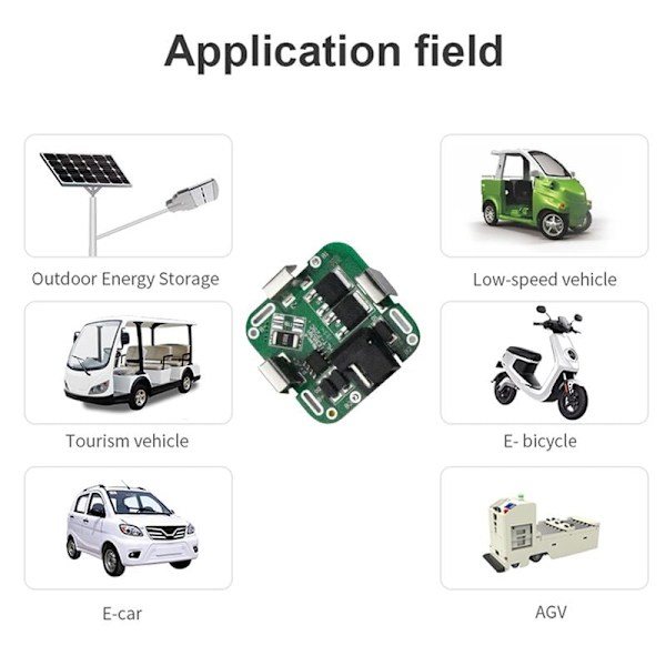 -729C 4S 10A Ternary Lithium Battery Protection Board Charge and Discharge 10A Temperature Control for Power Tools