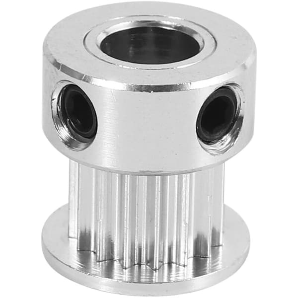Aluminium GT2 16 tænder 6mm boring synkron remskive flanget synkron remskive til 3D-printer