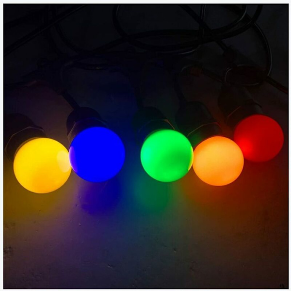 20 st B22 LED-lampor Bajonett 2W Röd Gul Orange Grön Blå Osplitterlig (Motsvarar 20W)