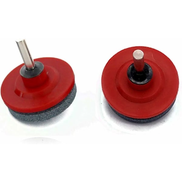 4 stk.gressklipperblad-sliper Universal gressklipper-slipertilbehør for gressklippere med 1 stk. bladbalanseringssett, 50 x 47 mm