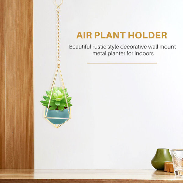 4-pack luftväxt hängande ställning Himmeli dekor geometrisk planter hängande luftväxter Tillandsia hängande ställning