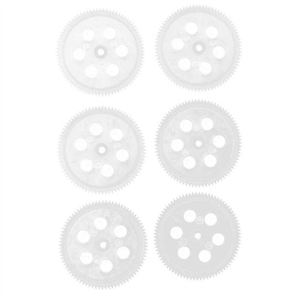 6 stk. C127 hovedgear til Stealth Hawk Pro RC helikopter flyvemaskine drone reservedele