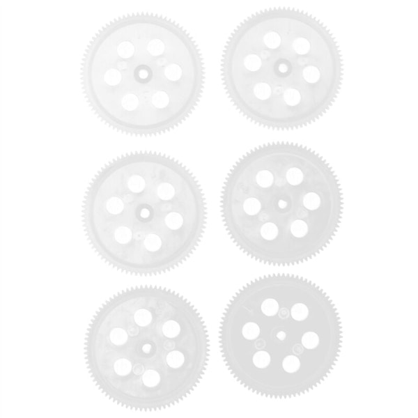 6 stk. C127 hovedgir for Stealth Hawk Pro RC helikopter fly drone reservedeler