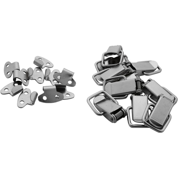 20 stk Skapfjærbelastet Rett Jern Spenne Toggle Lås 45mm Lengde