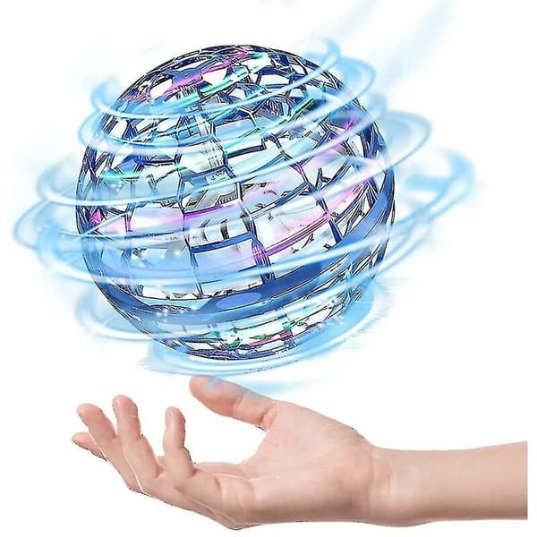 Hover Ball Mini Drone - Lentävä pallo Orb Bumerangi LED-valolla