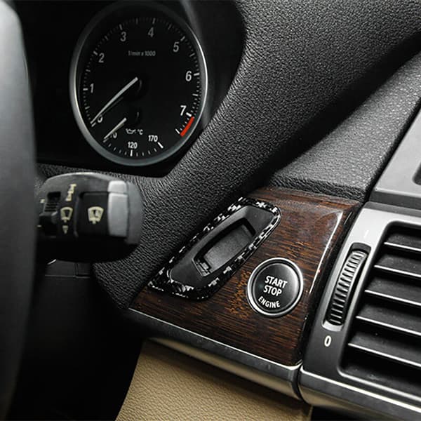 Myk interiør nøkkelhullramme deksel trim for- X5 E70 X6 E71 2008-2013
